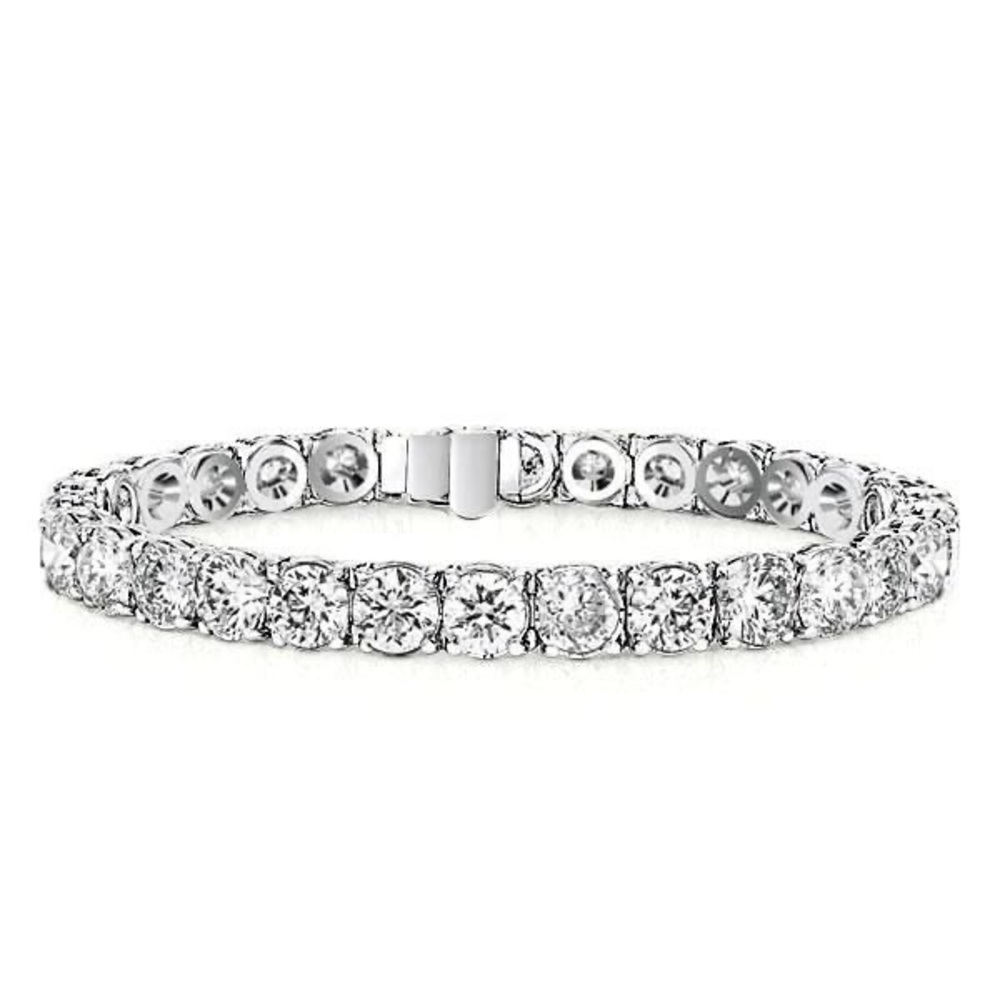 Italo Jewelry Round Cut Classic Tennis Bracelet
